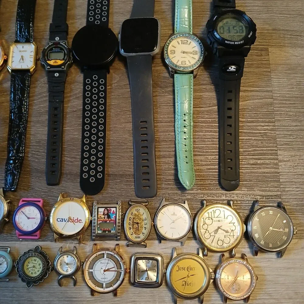 Watch Lot of 50+ Mixed Brands Vintage & Modern Parts/Repair/Craft Untested - A9